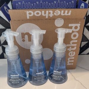 NEW 3 Pack Method Sea Minerals Foaming Hand Soap